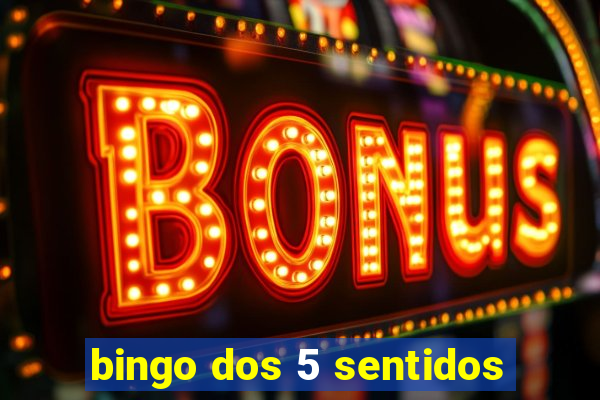bingo dos 5 sentidos